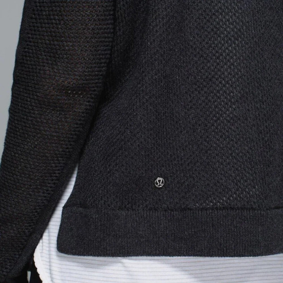 Lululemon Bhakti Life Sweater Heathered Black/ Gray  | 4 - Picture 13 of 13